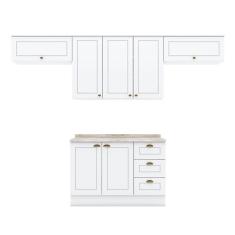 Imagem de Cozinha Modulada Nova York 5 Peças Branco Hp  Henn