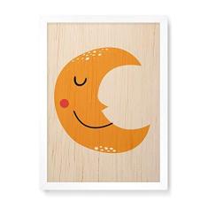 Imagem de Arte Maníacos Quadro Decorativo em Madeira Lus Sorriso - 23x16,25cm (Moldura caixa em laca )