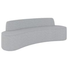 Imagem de Sofá 5 Lugares Para Sala De Estar Living 280cm Koane D06 Linho Cinza C