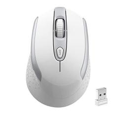 Imagem de Mouse sem fio, mouse silencioso sem fio 2,4G para laptop, mouse com 6 botões e 3 DPI ajustáveis para computador, deskbtop, MacBook, PC