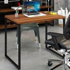 Imagem de Mesa Escrivaninha Office Kuadra Nogal 8395 - Compace