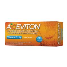 Imagem de Aceviton 1g Sabor Laranja com 10 comprimidos efervescentes Cimed 10 Comprimidos Efervescentes