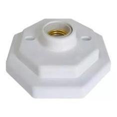 Imagem de Plafon Branco Octagonal E-27