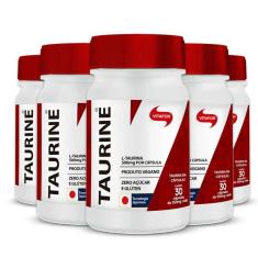 Imagem de Kit 5 Taurine 500Mg Vitafor 30 Cápsulas