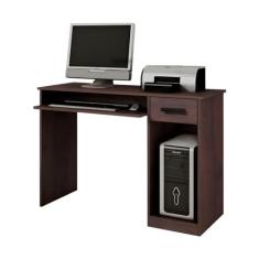Imagem de Mesa Prática para Computador MDP 15mm 1 Gaveta - Café