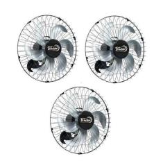 Imagem de Kit 3 Ventilador Parede Delta Biturbo + Forte Potente Turbo OP50A