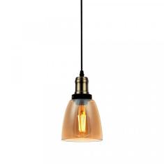 Imagem de Pendente Vintage Vidro Oval Dome Blumenau Bege