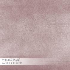 Imagem de Poltrona do Papai Reclinável Elétrica com Entrada USB Magnum Veludo Rosê - Gran Belo