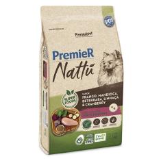 Imagem de Ração Seca PremieR Pet Nattú Mandioca para Cães Adultos de Pequeno Porte - 10,1 Kg