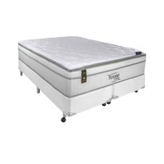 Imagem de Cama Box Queen com Colchão Ecstasy Molas Ensacadas Branca
