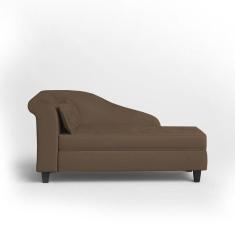 Imagem de Recamier Diva França 1,40m Suede Marrom - Inova Decor