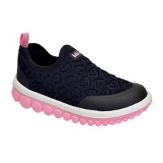 Imagem de Tênis Bibi Infantil Roller 2.0 Coração 1155289 Preto Rosa