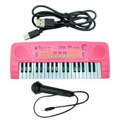 Imagem de Teclado Semi Profissional Eletrônico Com Microfone 37 Teclas