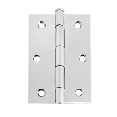 Imagem de Dobradiça Em Aço Cromado 3 1/2 Jogo Com 3