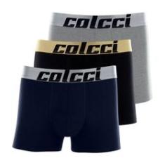 Imagem de Kit com 3 Cuecas Boxer Cotton Elastano Colcci CL1.16
