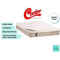 Imagem de Colchão Castor Premium Tecnopedic Casal Viúva 128X188x30 - Molas Firme