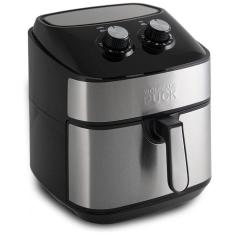 Imagem de Fritadeira Elétrica AirFryer 9.2L em Aço Inoxidável com Cesto Antiaderente e Livro de Receitas, 1700W, 110V, WOLFGANG PUCK SWPAF97, Preto