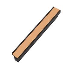 Imagem de Liga de alumínio ouro preto compor armário de cozinha maçanetas gaveta puxadores armário puxa ferragens de móveis, 96mm