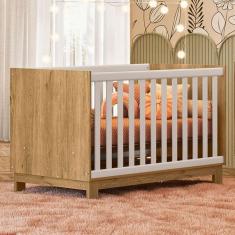 Imagem de Berço Mini Cama 2 em 1 Encanto freijó/Branco Acetinado