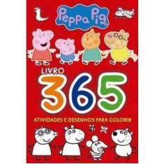 Imagem de Livro Peppa Pig Livro 365 Atividades E Desenhos Para Colorir