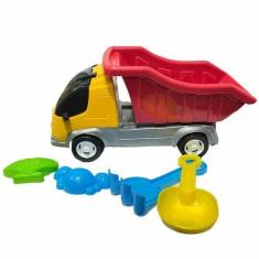 Imagem de Carrinho Caçamba Master Monte Líbano - Brinquedo Para Praia Areia Com