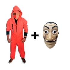 Imagem de Fantasia La Casa De Papel Adulto Completa Macacão Salvador Dali Carnav