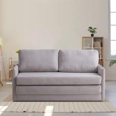 Imagem de Sofa Cama 2 Lugares 153x68x86cm Charlie Cinza