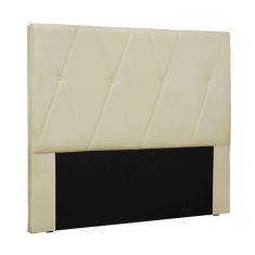 Imagem de Cabeceira Cama Box Queen 160 cm Aquilla Veludo Bege S04 - D`Rossi