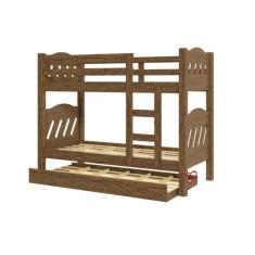 Imagem de Beliche Treliche Reforçada c/ Cama Auxiliar Pérola