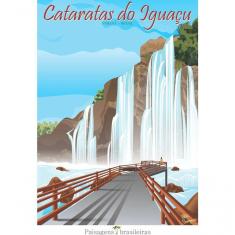 Imagem de Quebra Cabeça Cataratas Do Iguaçu 98 X 70 Cm - 1014 Peças