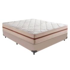 Imagem de Cama + Box Colchão Casal Classic Anjos Cor:bege