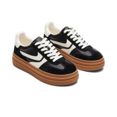 Imagem de Steve Madden Tênis feminino Dodge, Preto/branco, 36