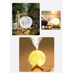 Imagem de Luminária umidificador ar Lua cheia 3D aromatizador ultra sônico - Nov