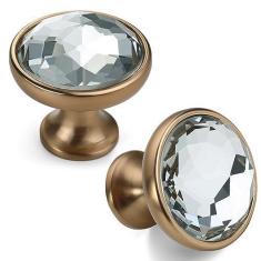 Imagem de Asidrama Pacote com 10 maçanetas de armário de cozinha bronze champanhe maçanetas de gaveta puxadores de armário puxadores de zinco para gavetas de cômoda