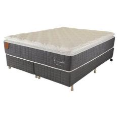 Imagem de Cama Box King Size  (Box + Colchão) 193X203x71 Brilhante Prorelax Mola