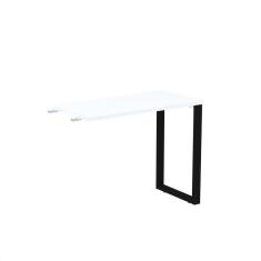 Imagem de Mesa Complemento 900x450mm Mcp90/45p25tub Branco/Preto