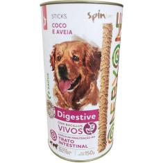 Imagem de Petisco Spin Pet Stick Probiotic Digestive Sabor Coco e Aveia - 150 g