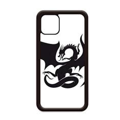 Imagem de Capa Dragon Animal Art Grain contorno para iPhone 12 Pro Max para Apple Mini Mobile Case