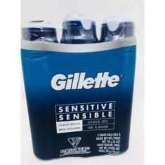 Imagem de Espuma Para Barbear Gillette Sensitive pack com 3