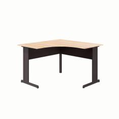 Imagem de Mesa de Escritório em L New City Calvi e Preta 120 cm