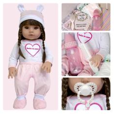 Imagem de Boneca Realista Reborn Sonho de Amor com Acessórios npk Doll