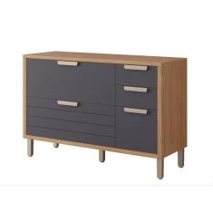 Imagem de Balcão Para Pia 1 Porta E 4 Gavetas Luiza Yescasa