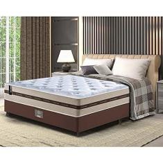 Imagem de Conjunto Cama Box Casal (colchão + Box) de Molas Ensacadas Cama Inbox Smart 138x188x60 Bege