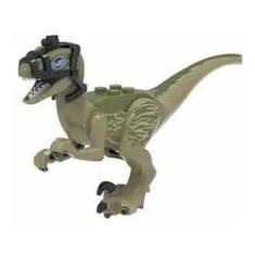 Imagem de Boneco Blocos De Montar Jurássico Velociraptor Dinossauro - Mega Block