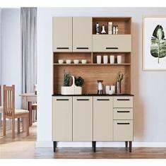 Imagem de Armário para Cozinha 7 Portas 2 Gavetas Irm Freijó/off White