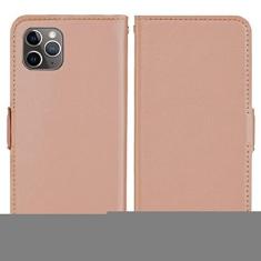 Imagem de GSYH Capa para iPhone 13 Mini/13/13 Pro/13 Pro Max, capa carteira de couro legítimo à prova de choque slots para cartões TPU Shell Kickstand Magnetic Folio Cover Proteção de câmera, Rosa, 13 Mini 5,4 polegadas