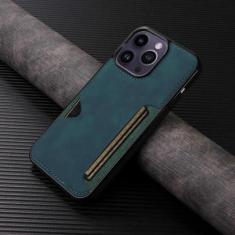 Imagem de Caso de telefone titular do cartão para iphone 15 14 13 12 11 pro max mini xs xr x se 2020 2022 7 8 plus carteira capa de couro do plutônio, verde, para iphone xr