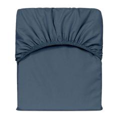 Imagem de Lençol Avulso Solteiro Slim Com Elástico Percal 200 Fios - Marinho