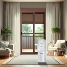 Imagem de Porta de Correr com Persiana integrada Correr com Motor e Controle Remoto 2 Folhas Móveis 230 X 150 Corten