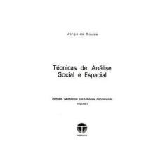 Imagem de Técnicas De Análise Social E Espacial - Coleção Com 7 Volumes - Jorge De Souza - 9788570620033